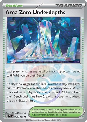 Pokemon TCG - SV: Prismatic Evolutions - Area Zero Underdepths - 094/131 - Pokeball Holofoil