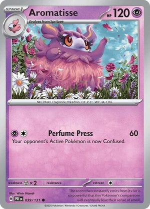 Pokemon TCG - SV: Prismatic Evolutions - Aromatisse - 039/131 - Reverse Holofoil