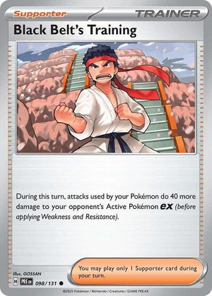 Pokemon TCG - SV: Prismatic Evolutions - Black Belt's Training - 098/131
