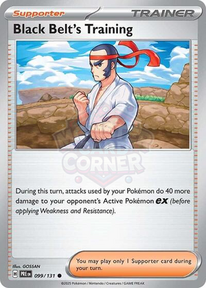Pokemon TCG - SV: Prismatic Evolutions - Black Belt's Training - 099/131