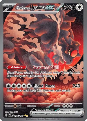 Pokemon TCG - SV: Prismatic Evolutions - Bloodmoon Ursaluna ex - 168/131 - Holofoil