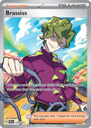 Pokemon TCG - SV: Prismatic Evolutions - Brassius - 135/131 - Holofoil