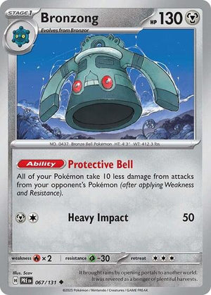 Pokemon TCG - SV: Prismatic Evolutions - Bronzong - 067/131