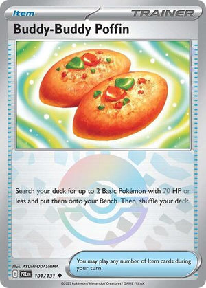 Pokemon TCG - SV: Prismatic Evolutions - Buddy-Buddy Poffin - 101/131 - Pokeball Holofoil