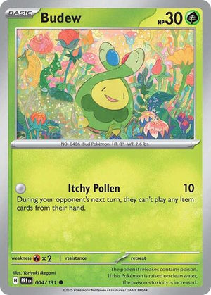 Pokemon TCG - SV: Prismatic Evolutions - Budew - 004/131