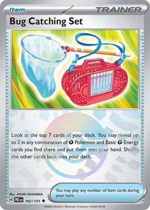 Pokemon TCG - SV: Prismatic Evolutions - Bug Catching Set - 102/131 - Pokeball Holofoil