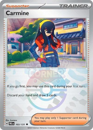 Pokemon TCG - SV: Prismatic Evolutions - Carmine - 103/131 - Pokeball Holofoil