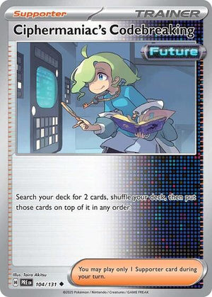 Pokemon TCG - SV: Prismatic Evolutions - Ciphermaniac's Codebreaking - 104/131
