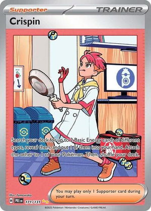Pokemon TCG - SV: Prismatic Evolutions - Crispin - 171/131 - Holofoil