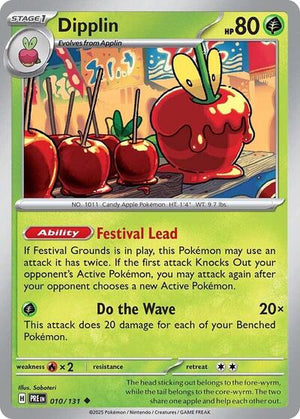 Pokemon TCG - SV: Prismatic Evolutions - Dipplin - 010/131