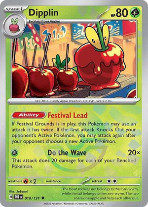 Pokemon TCG - SV: Prismatic Evolutions - Dipplin - 010/131 - Pokeball Holofoil