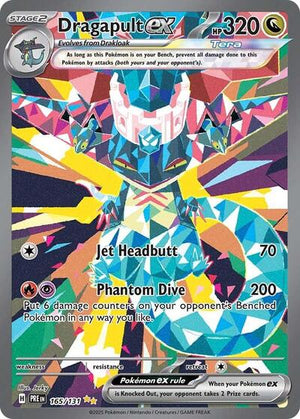 Pokemon TCG - SV: Prismatic Evolutions - Dragapult ex - 165/131 - Holofoil