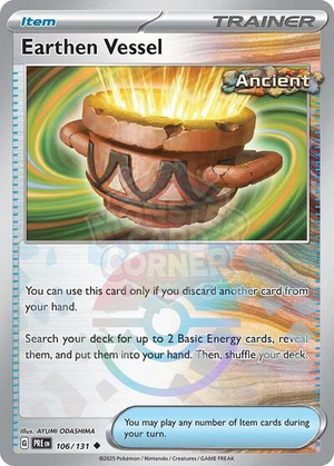 Pokemon TCG - SV: Prismatic Evolutions - Earthen Vessel - 106/131 - Pokeball Holofoil