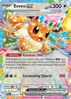 Pokemon TCG - SV: Prismatic Evolutions - Eevee ex - 075/131 - Holofoil