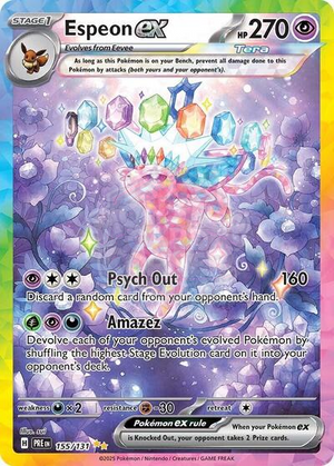 Pokemon TCG - SV: Prismatic Evolutions - Espeon ex - 155/131 - Holofoil