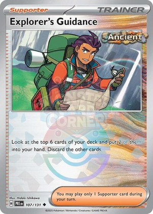 Pokemon TCG - SV: Prismatic Evolutions - Explorer's Guidance - 107/131 - Pokeball Holofoil