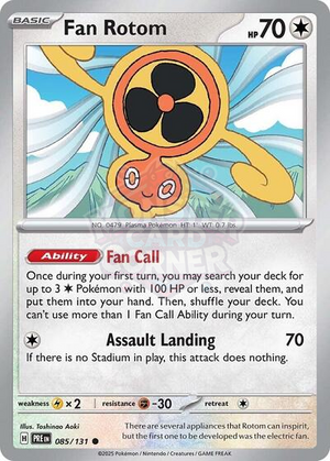 Pokemon TCG - SV: Prismatic Evolutions - Fan Rotom - 085/131