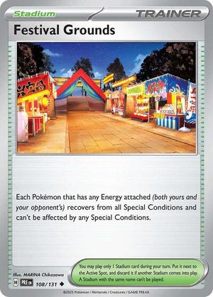 Pokemon TCG - SV: Prismatic Evolutions - Festival Grounds - 108/131