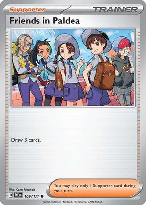 Pokemon TCG - SV: Prismatic Evolutions - Friends in Paldea - 109/131 - Reverse Holofoil