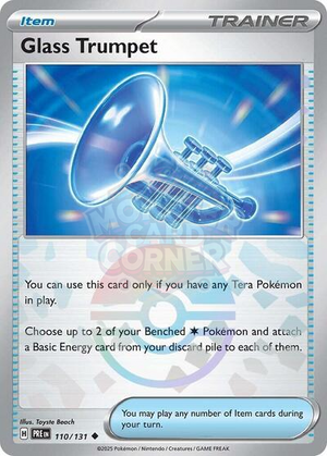 Pokemon TCG - SV: Prismatic Evolutions - Glass Trumpet - 110/131 - Pokeball Holofoil