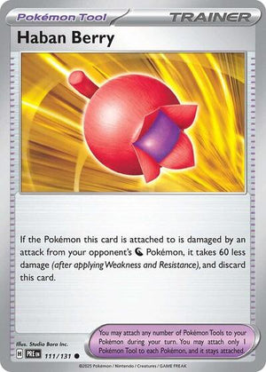 Pokemon TCG - SV: Prismatic Evolutions - Haban Berry - 111/131