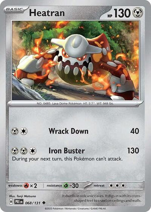 Pokemon TCG - SV: Prismatic Evolutions - Heatran - 068/131