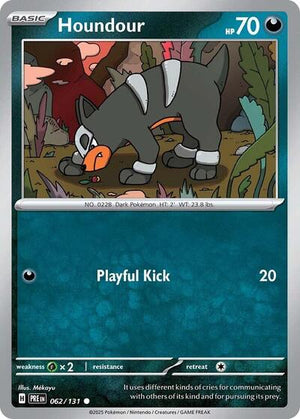 Pokemon TCG - SV: Prismatic Evolutions - Houndour - 062/131