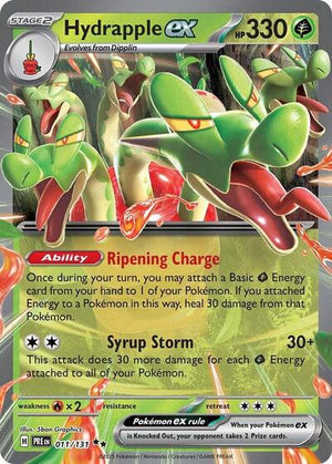 Pokemon TCG - SV: Prismatic Evolutions - Hydrapple ex - 011/131 - Holofoil