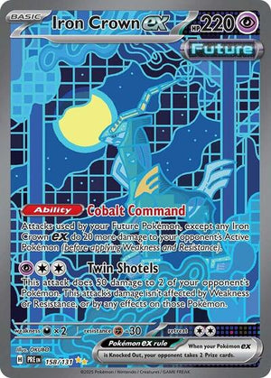 Pokemon TCG - SV: Prismatic Evolutions - Iron Crown ex - 158/131 - Holofoil