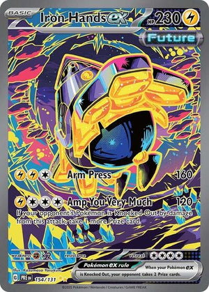Pokemon TCG - SV: Prismatic Evolutions - Iron Hands ex - 154/131 - Holofoil