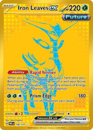 Pokemon TCG - SV: Prismatic Evolutions - Iron Leaves ex - 176/131 - Holofoil