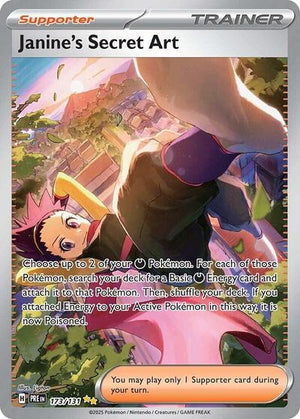 Pokemon TCG - SV: Prismatic Evolutions - Janine's Secret Art - 173/131 - Holofoil