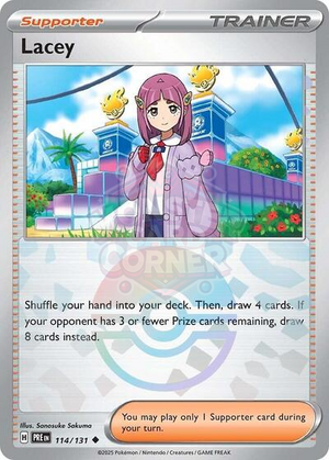 Pokemon TCG - SV: Prismatic Evolutions - Lacey - 114/131 - Pokeball Holofoil