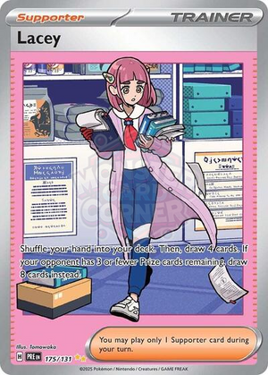 Pokemon TCG - SV: Prismatic Evolutions - Lacey - 175/131 - Holofoil