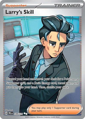 Pokemon TCG - SV: Prismatic Evolutions - Larry's Skill - 139/131 - Holofoil