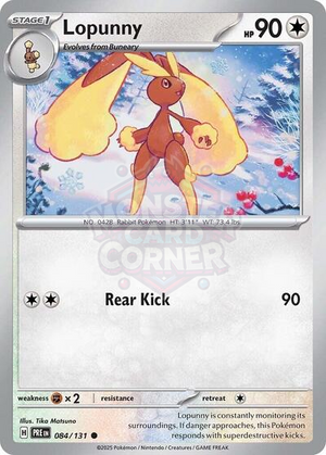 Pokemon TCG - SV: Prismatic Evolutions - Lopunny - 084/131