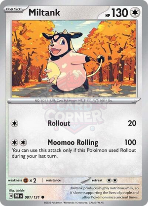 Pokemon TCG - SV: Prismatic Evolutions - Miltank - 081/131