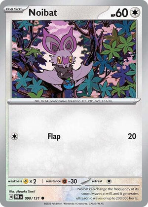 Pokemon TCG - SV: Prismatic Evolutions - Noibat - 090/131