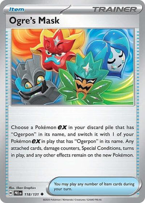 Pokemon TCG - SV: Prismatic Evolutions - Ogre's Mask - 118/131