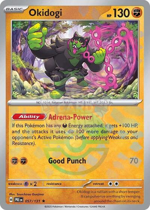 Pokemon TCG - SV: Prismatic Evolutions - Okidogi - 057/131 - Pokeball Holofoil
