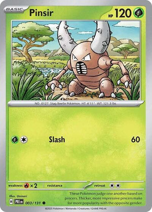 Pokemon TCG - SV: Prismatic Evolutions - Pinsir - 003/131