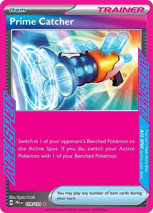 Pokemon TCG - SV: Prismatic Evolutions - Prime Catcher - 119/131 - Holofoil