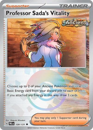 Pokemon TCG - SV: Prismatic Evolutions - Professor Sada's Vitality - 120/131 - Pokeball Holofoil