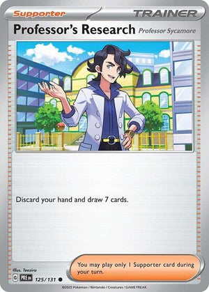Pokemon TCG - SV: Prismatic Evolutions - Professor's Research - 125/131