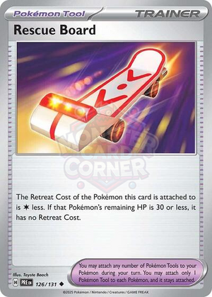 Pokemon TCG - SV: Prismatic Evolutions - Rescue Board - 126/131