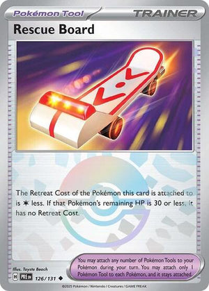 Pokemon TCG - SV: Prismatic Evolutions - Rescue Board - 126/131 - Pokeball Holofoil