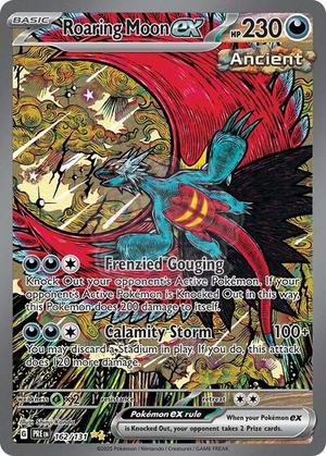 Pokemon TCG - SV: Prismatic Evolutions - Roaring Moon ex - 162/131 - Holofoil