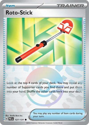 Pokemon TCG - SV: Prismatic Evolutions - Roto-Stick - 127/131 - Pokeball Holofoil
