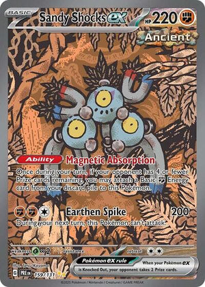 Pokemon TCG - SV: Prismatic Evolutions - Sandy Shocks ex - 159/131 - Holofoil