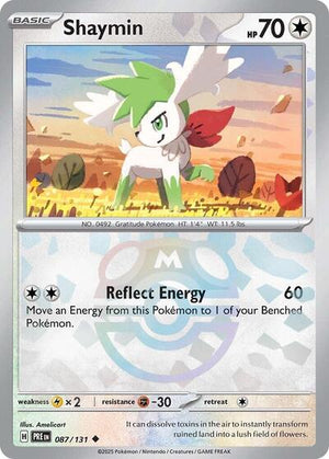 Pokemon TCG - SV: Prismatic Evolutions - Shaymin - 087/131 - Masterball Holofoil